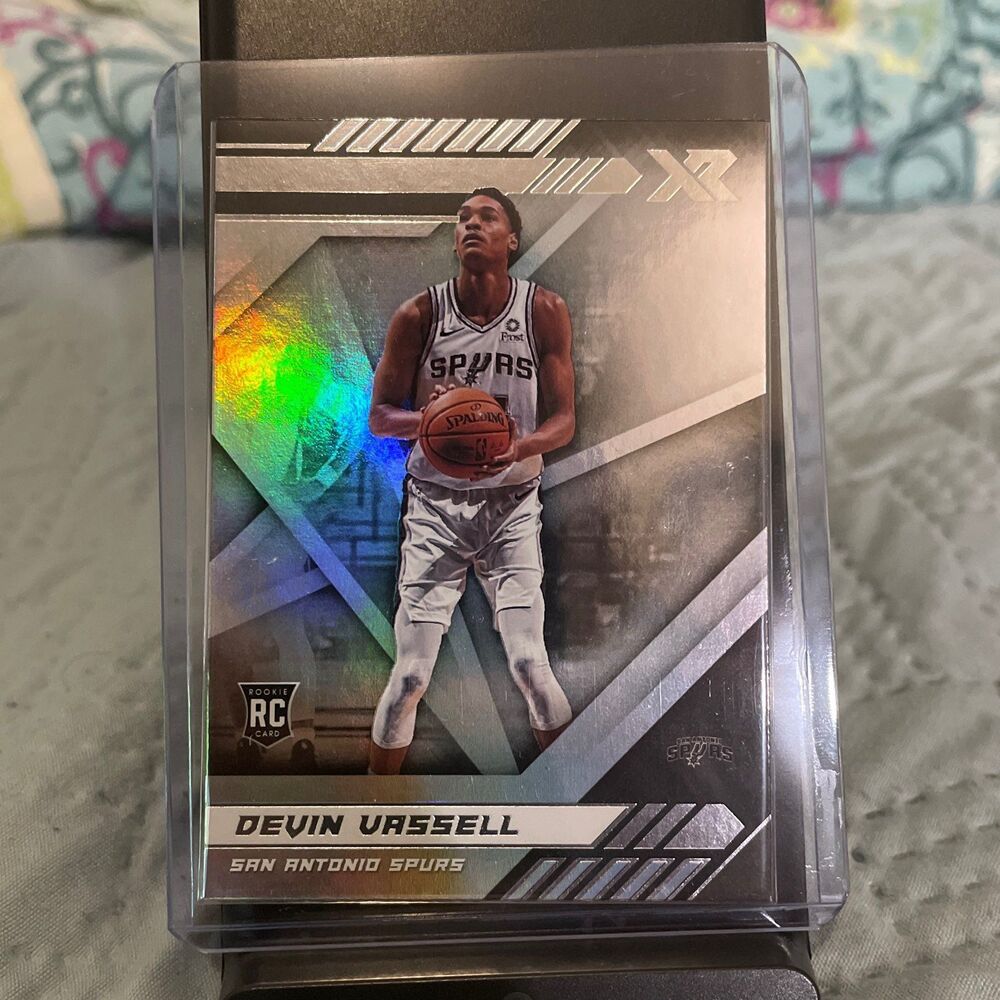 2020-21 Panini Chronicles XR Basketball Mega Box Exclusive Devin Vassell Teal RC